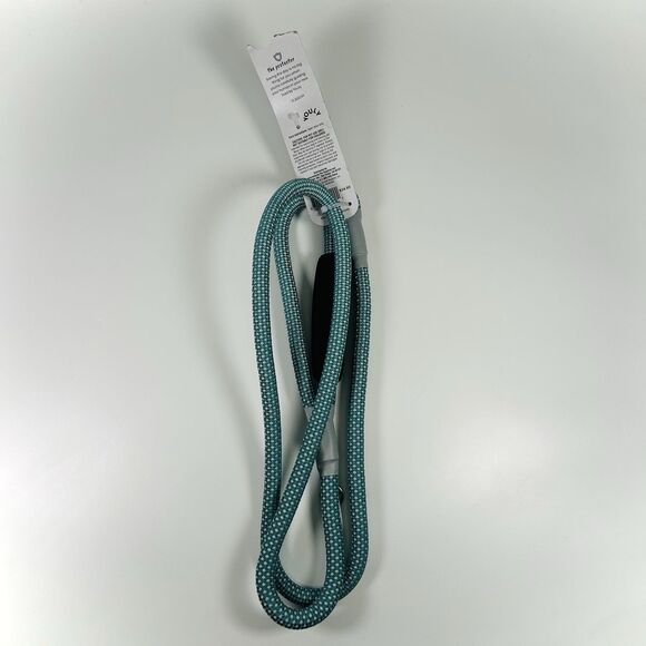 YOULY Reflective Teal Small Dog Leash 5ft Rope Lead Comfort Handle 1/4“ Diameter - Picture 5 of 12